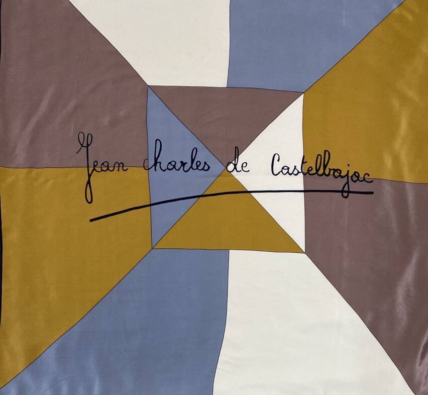 Free Shipping Authentic Jean Charles De Castelbajac Silk