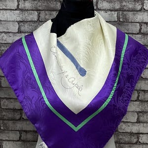 Free shipping Authentic  silk scarf (34”x34”) H 11504