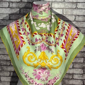 Gratis verzending Authentieke B.eppe zijden sjaal (33"x34") C1