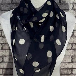 Free shipping Authentic Ralph Lauren   silk scarf (16.6”x50”) C11106