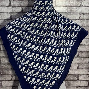 Gratis verzending Authentieke zijden sjaal (29 x 30 inch) C11462