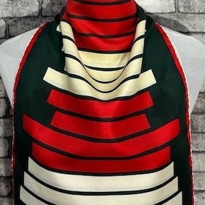 Free shipping Authentic Lanvin  silk scarf (15”x50”) C9643