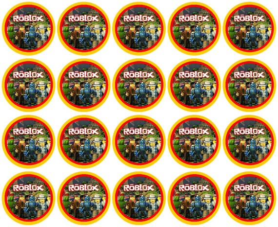 ROBLOX CUPCAKE TOPPERS 657 Edible cupcake toppers Kids | Etsy