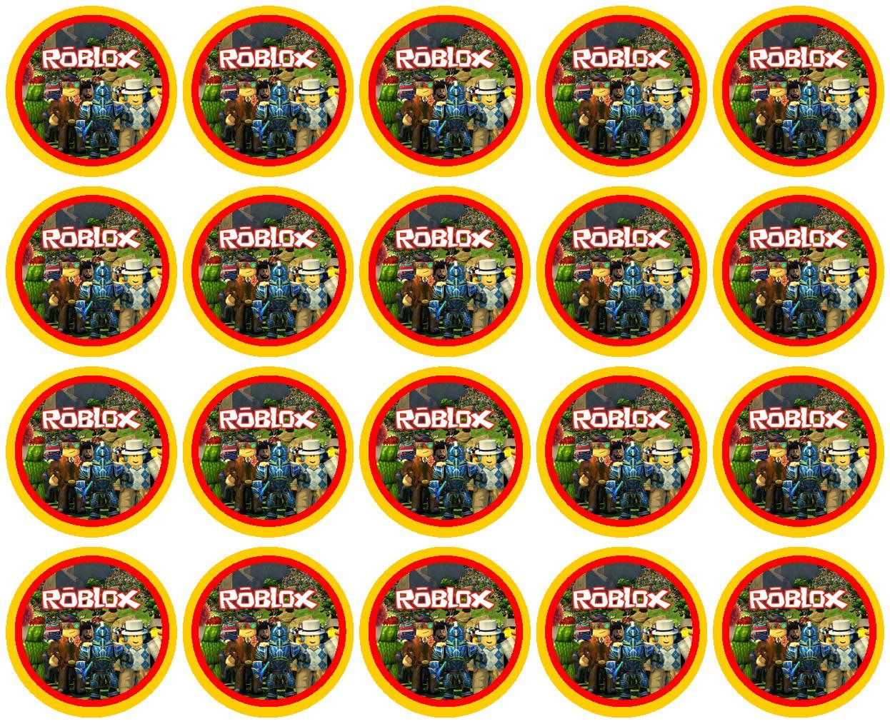 ROBLOX CUPCAKE TOPPERS 657 Edible cupcake toppers Kids | Etsy