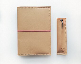 A5 size Meraki Cover / Leather Cover for A5 Bullet Journal Notebooks. Perfect for Leuchtturm1917, Hobonichi A5 and Midori Notebooks