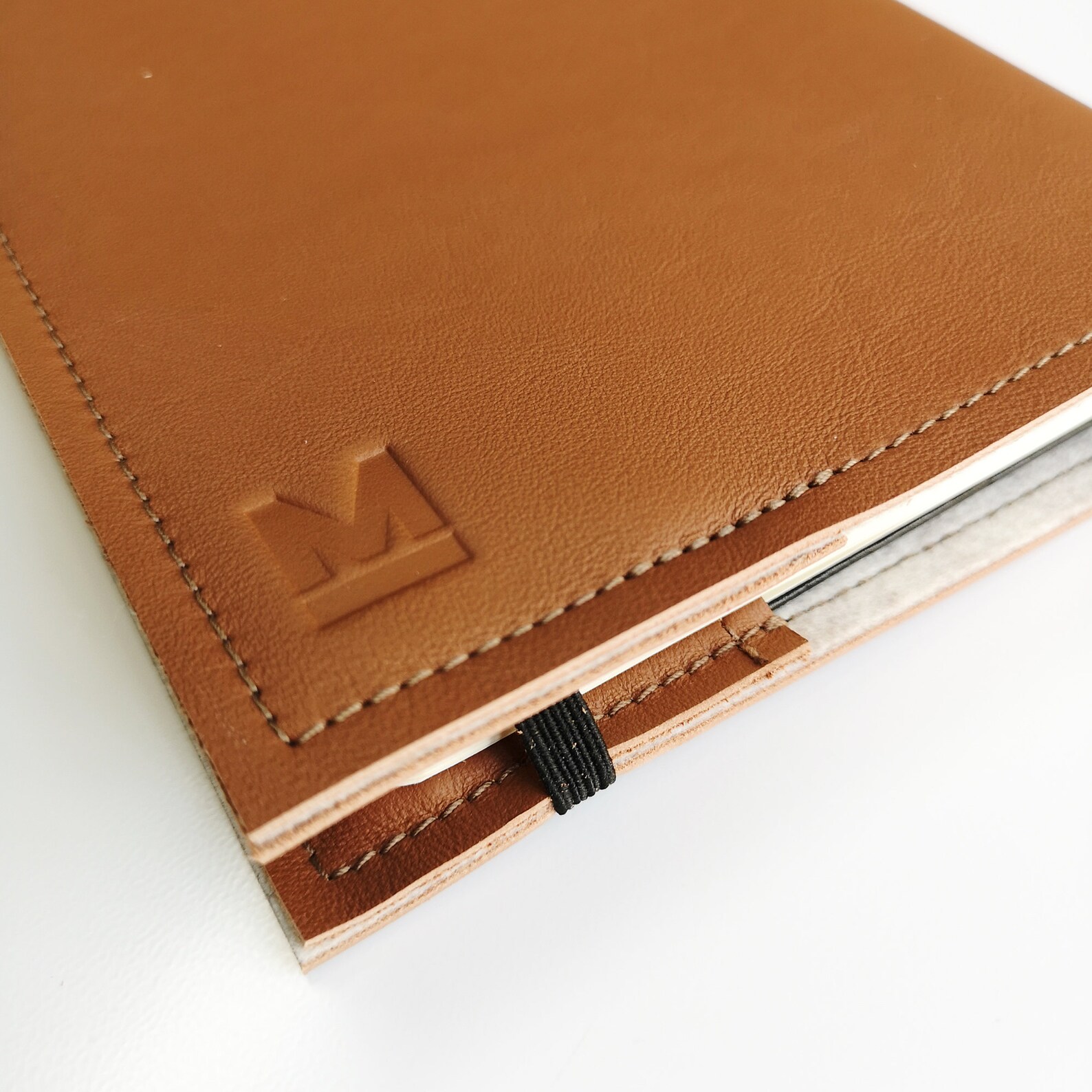 Caramel Brown Moleskine L Cover / Leather Cover for Moleskine Etsy