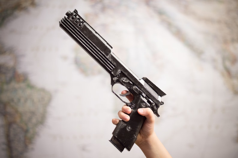 Robocop Auto9 pistol gun from 1987 American cyberpunk action Etsy