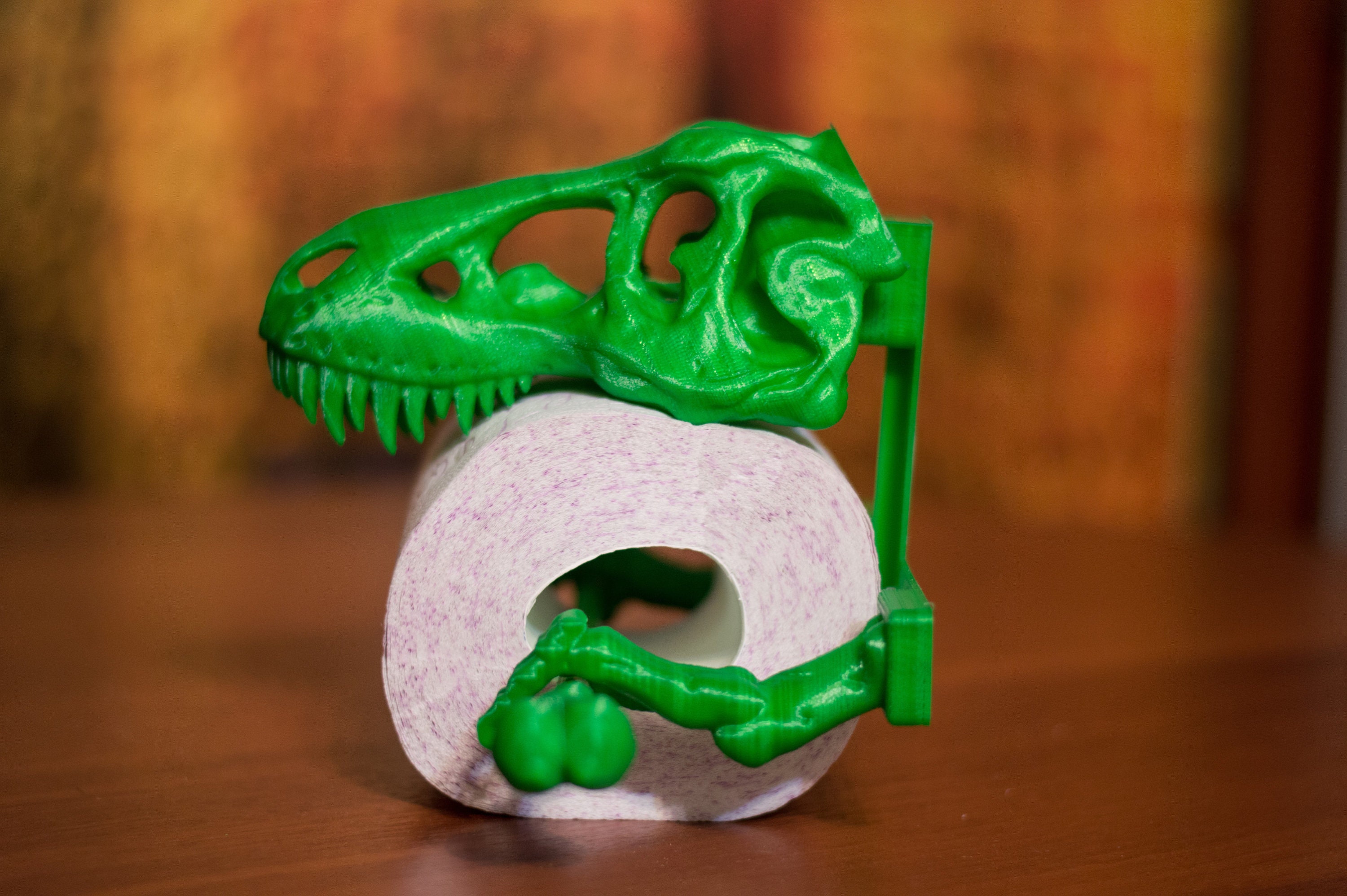 TRex Toilet Paper Holder 3D Printed Bathroom accessories Etsy
