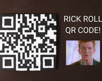 Qr Code For Rick Roll Etsy