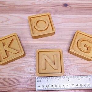 Donkey Kong Country Golden kong Letters 3D Printed Display Pieces - Etsy