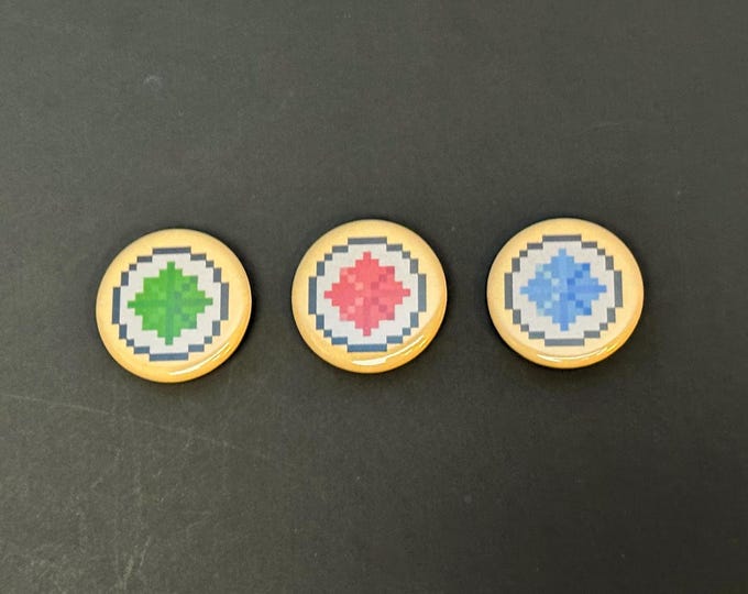 Mario Odyssey Inspired Pixel Art Keychains All Kingdom's Moons Perler ...