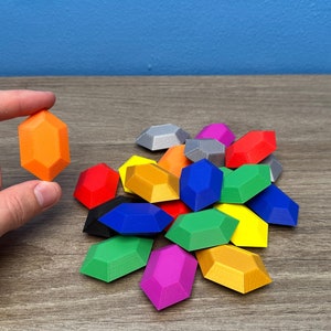 Replica Rupees - Zelda - (ALL COLORS) - 3D Printed Rupees