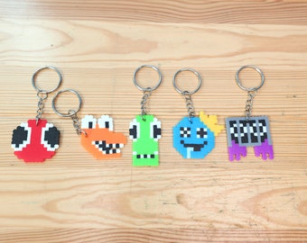 Red Rainbow Friends Keychain