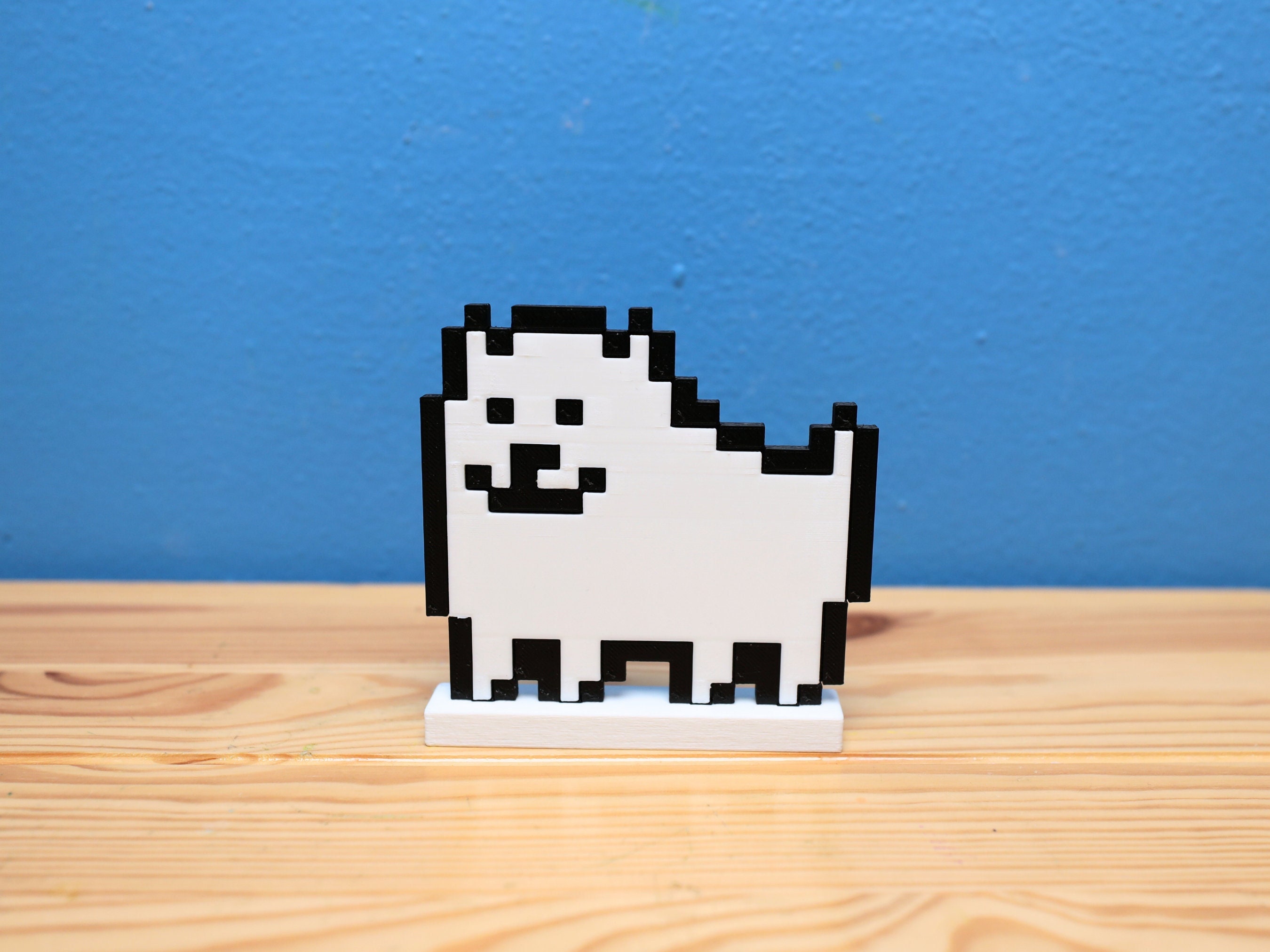 Undertale Sans Magnet - Pixel Fan Art - Annoying Dog Papyrus Frisk Flowey