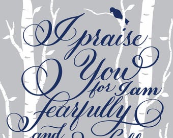 Psalm 139:4 - Printable Download