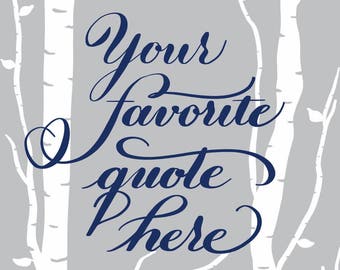 Custom Quote - Printable Download