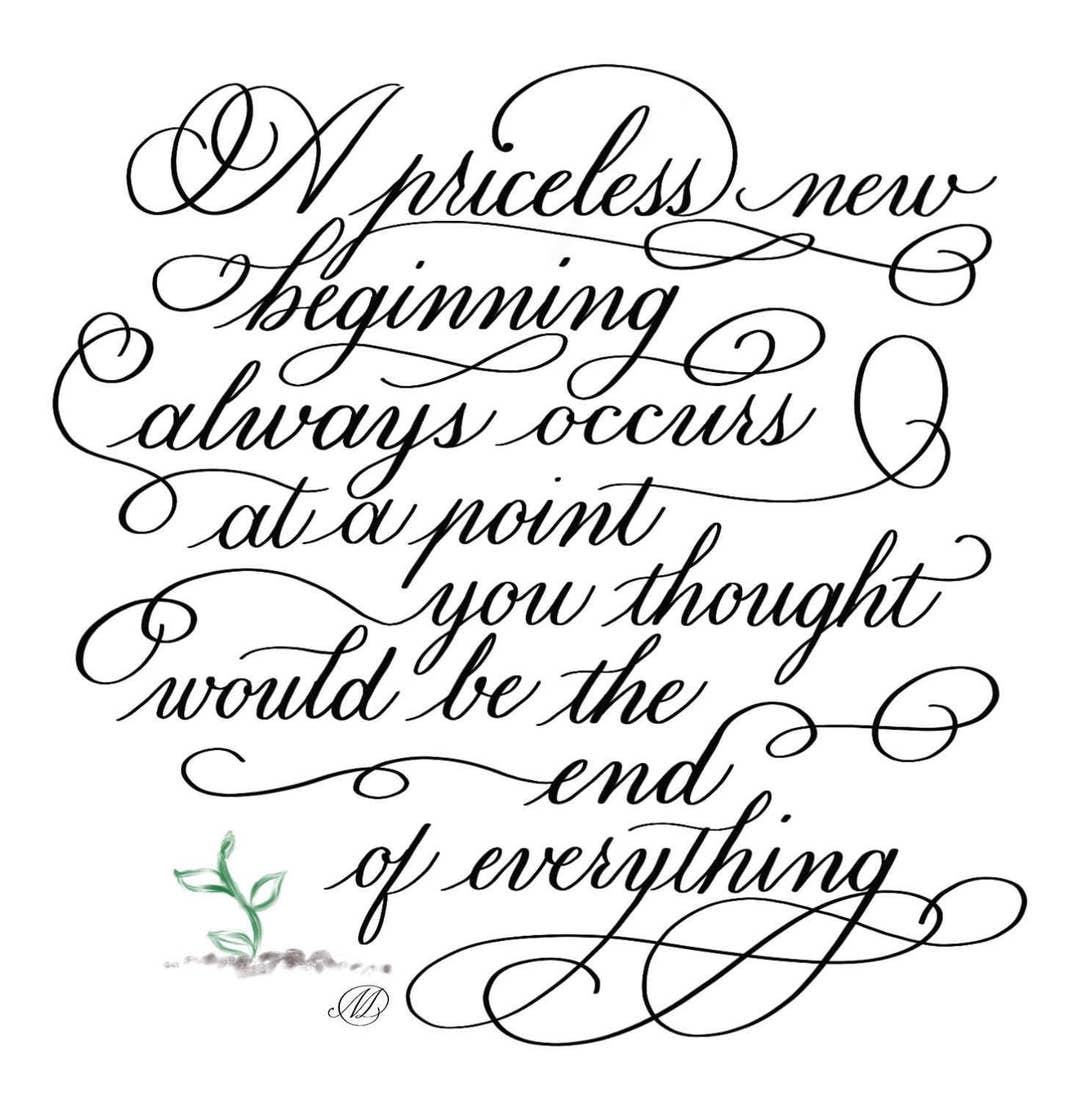 New Beginning - Printable Download - Etsy