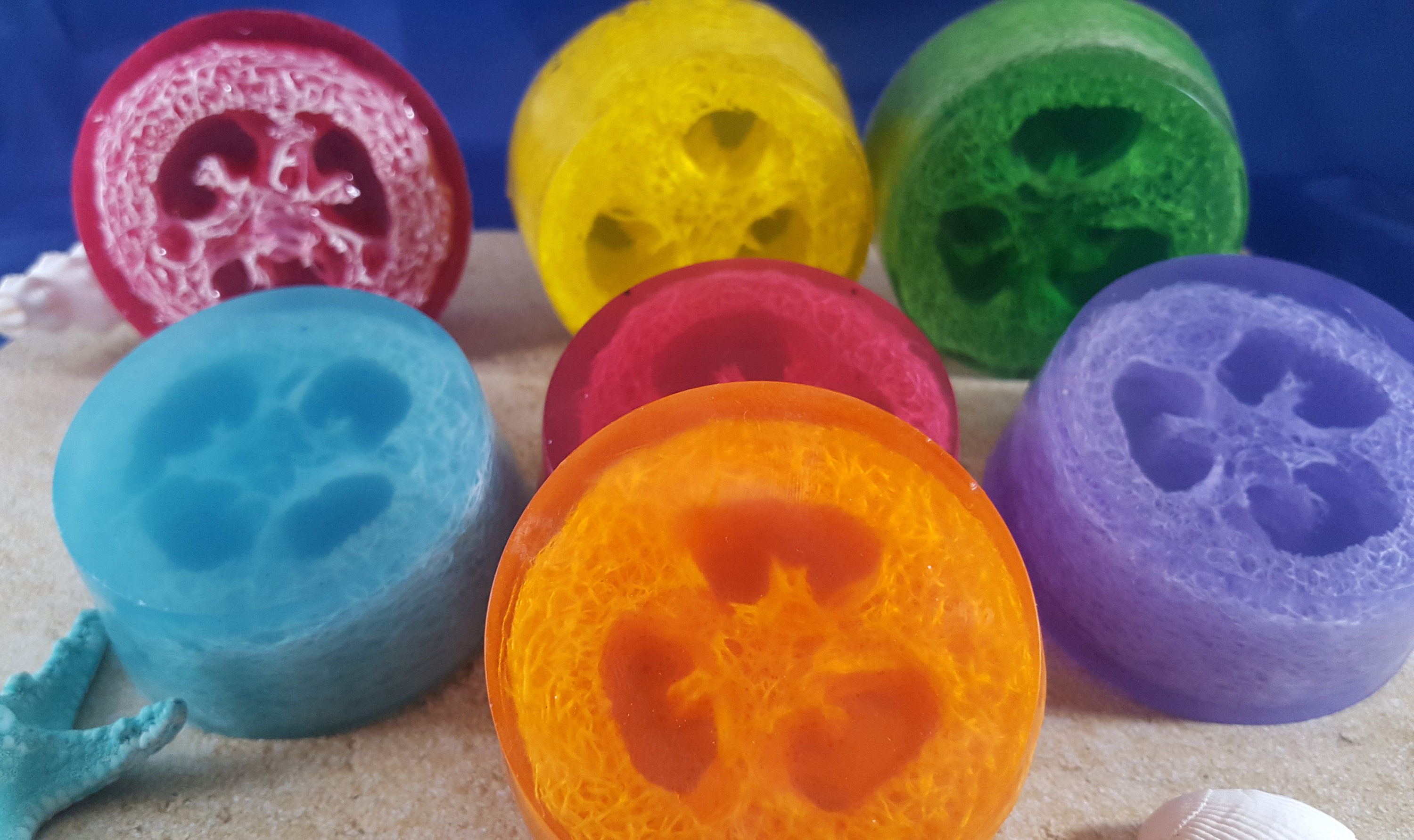 Soapy Loofah Gentle Moisturizing Soap with loofah. Cleanse Etsy