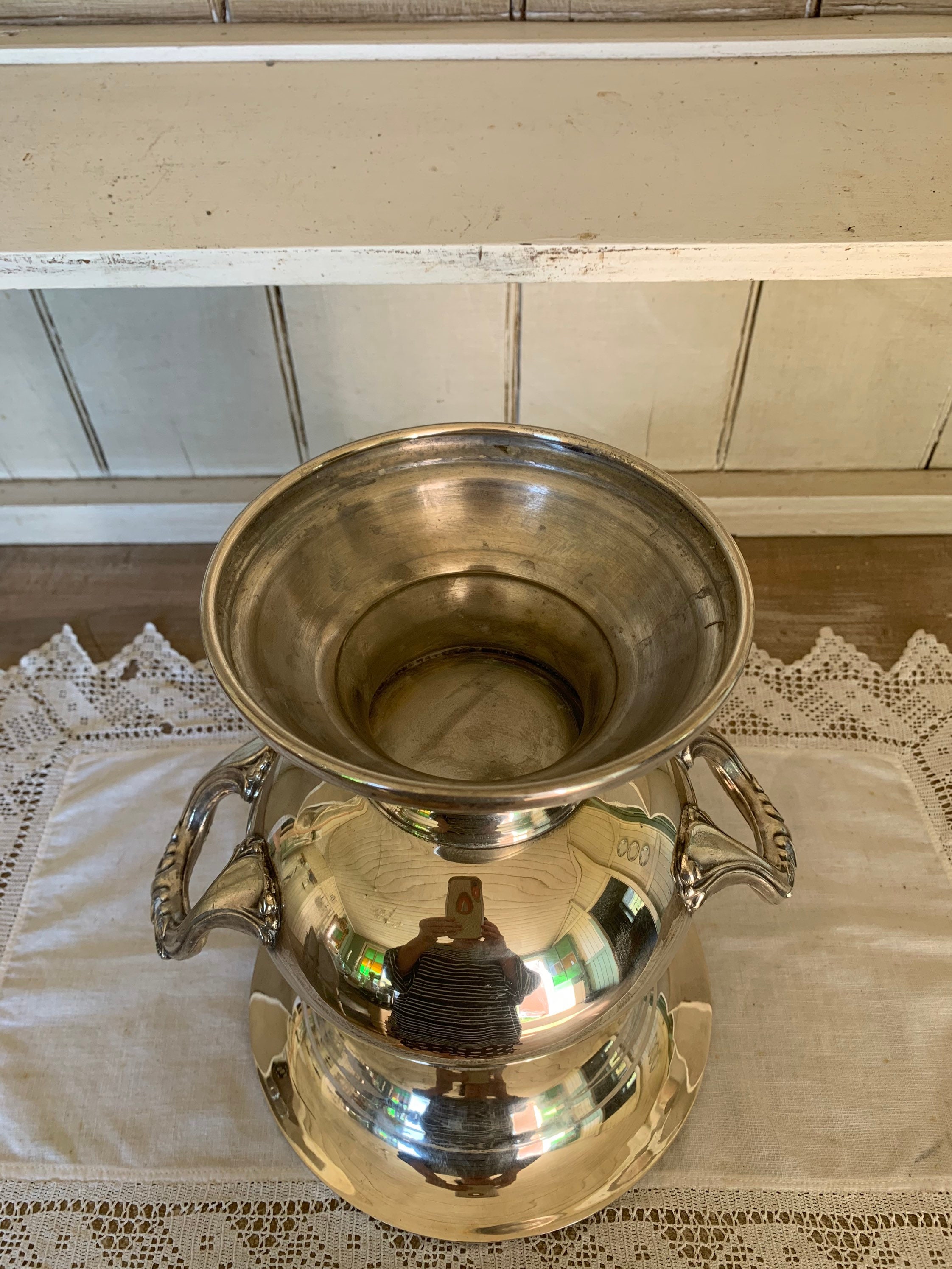 Large Magnificent vintage champagne bucket Etsy