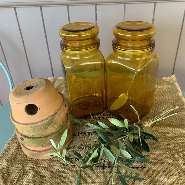 2 large old jars