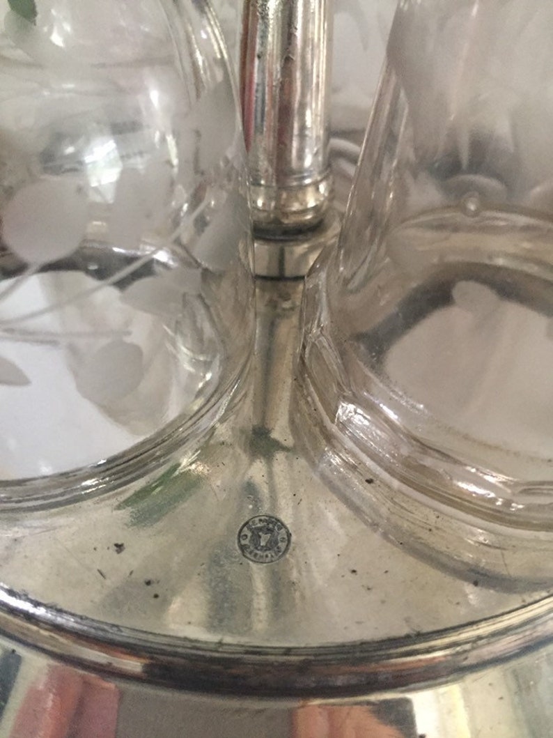 Victorian Silver Condiment Cruet. Etsy