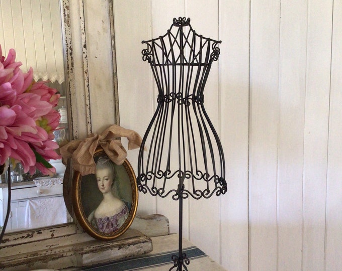 Vintage Wire Mannequin Jewellery Stand Etsy