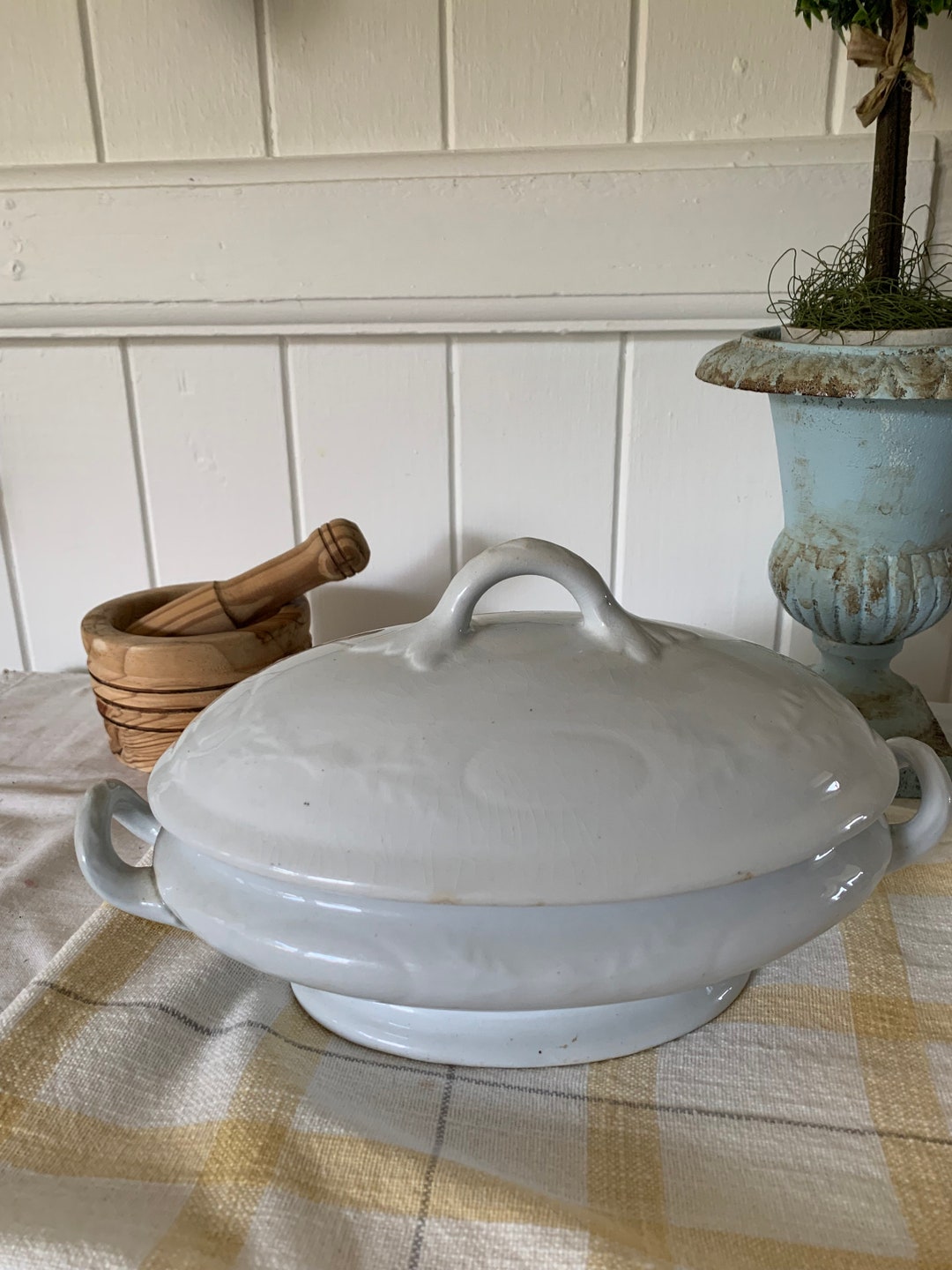 Antique Ironstone Tureen Etsy