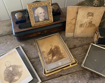 3 beautiful antique picture frames