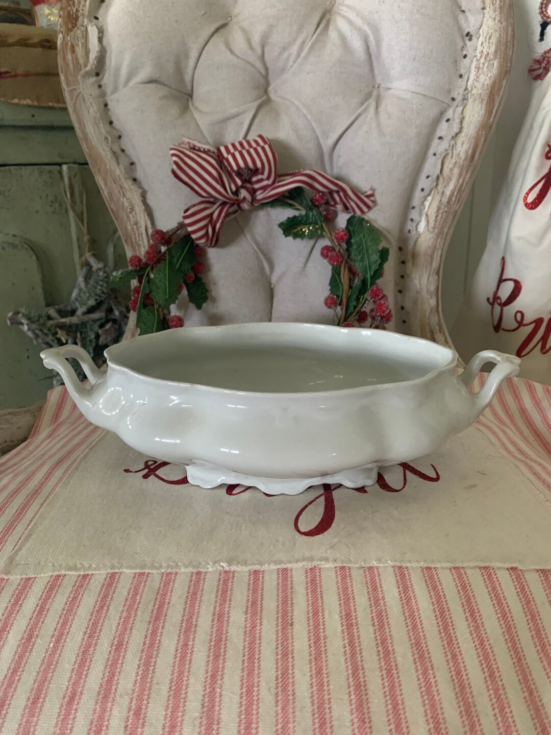 Antique Ironstone Tureen Etsy