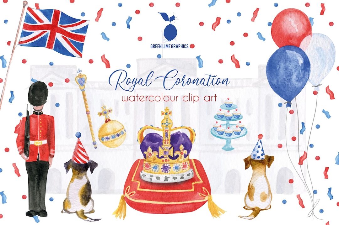 King Charles Coronation Clipart, Kings Coronation Png, Coronation Party