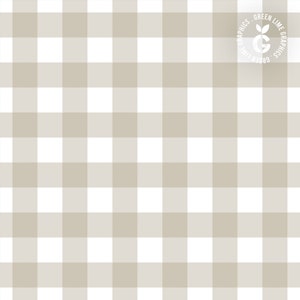 Gingham nahtloses Muster, neutrales Gingham, Karo, Plaid, Stoffdesign, kommerzielle Lizenz, nicht exklusiv, digitaler Download