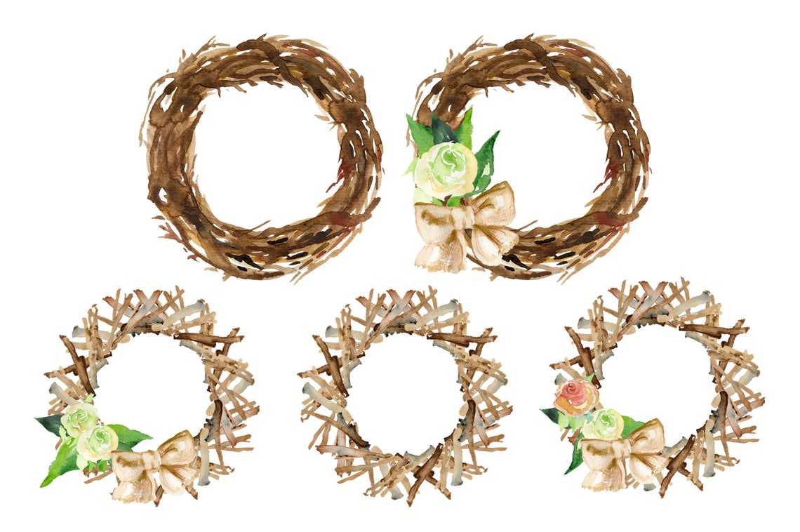 Rustic Wedding Clip Art Barn Wedding Clip Art | Etsy