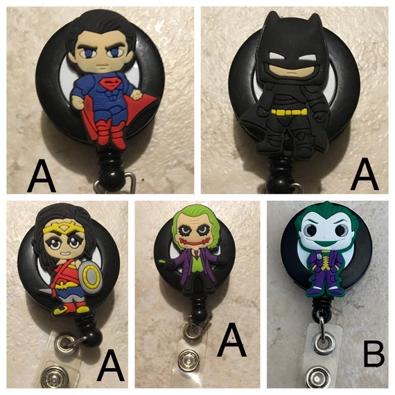 Batman Badge Reel, Superman, Wonder Woman, Joker, Green Lantern