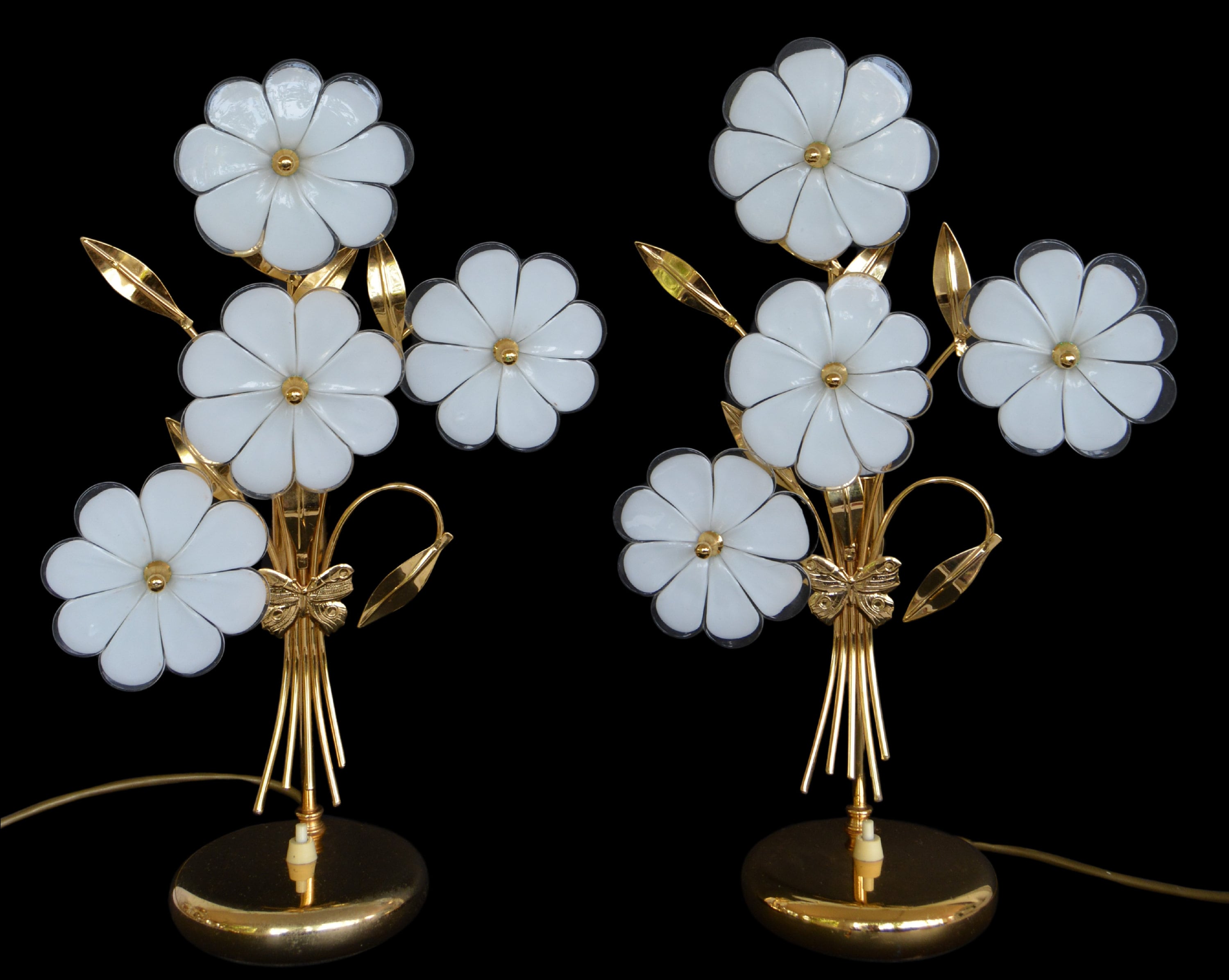 Murano lamp flower - Etsy 日本
