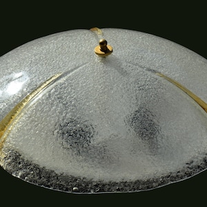 Murano glass ceiling lamp Superb Flush mount XXL Italian wall lamp chandelier Very rare design murano ceiling light vintage amber lamp