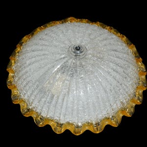 Murano Large Ceiling Lamp Murano Glass Flush Mount Light Italian Mid Century Design Lamp Glass Sconce vintage wall lighting Amber