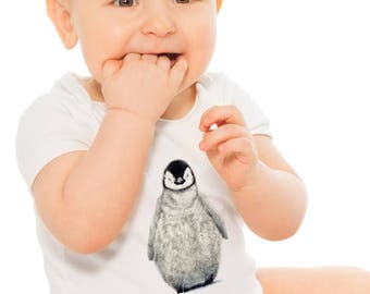 Penguin Onesie, Original Sketch