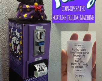 Furby Fortune Teller Machine Physical Fortune Print