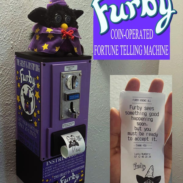 Furby Fortune Teller Machine Physical Fortune Print