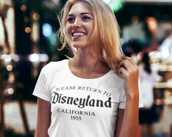 Please Return to Disneyland California Shirt, Disney Vacation Shirt, Women's Disney Shirt, Disneyland, California, Vacation, Family Vacation