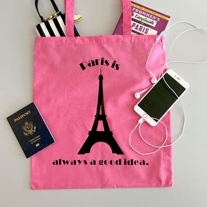 Paris Is Always A Good Idea, Audrey Hepburn, Tote Bag, Paris, France, French, Travel Tote, Audrey Quote, Tote, Gift / Tote Purse