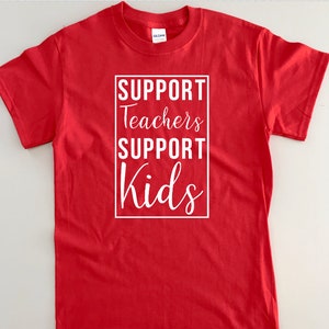 Red For Ed, Support Teachers, Support Kids, Teacher Shirt, Teacher Strike,  Support Schools, Students, Education, Redfored, Arizona, Teacher