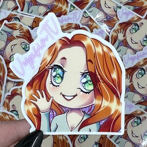 VyxsinTV Streamer Emote Sticker, Streamer Merch, VyxsinTV Merch, Emote Sticker, Gamer Sticker, Emote Sticker, Positive Gaming Online, POGO