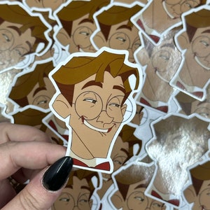 Atlantis Milo Sticker, Atlantis The Lost Empire, Atlantis Sticker, Milo, Disney Sticker, Disney Decal, Water Bottle Sticker, Gift for Nerd