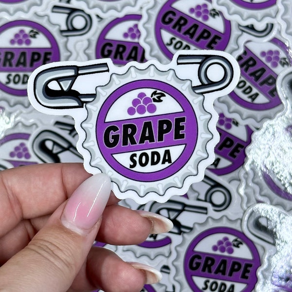 Pixar Up Grape Soda Club Sticker, Grape Soda Club, Pixar's Up, Disney Sticker, Disney Decal, Water Bottle Sticker, Gift for Nerd
