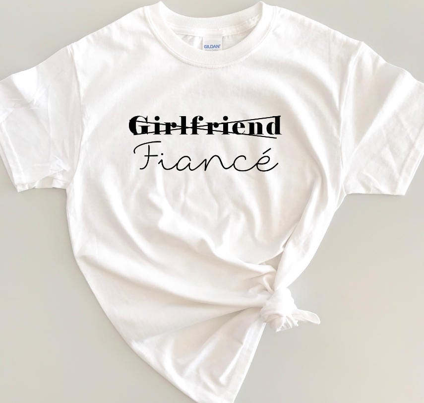 Girlfriend crossed out fiance shirt Clearance