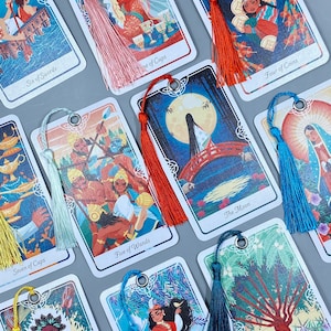 Intuitively Chosen Divine Tarot Bookmark, Fairytale, Fantasy, Booktok, Book Mark, Book Gift, Witchy Gift, Bookish, Reader, Tarot Reading