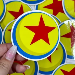 Pixar Ball Sticker, Pixar Logo Sticker, Pixar, Pixar Ball, Pixar Pier, Disney Sticker, Disney Decal, Water Bottle Sticker, Gift for Nerd