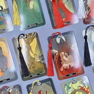Intuitively Chosen Dark Wood Tarot Bookmark, Fairytale, Fantasy, Booktok, Book Mark, Book Gift, Witchy Gift, Bookish, Reader, Tarot Reading