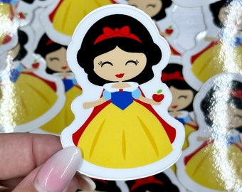 Chibi Snow White Sticker, Disney Snow White, Snow White, Princess Sticker, Cute Snow White, Cute Sticker, Disney Sticker, Gift for Nerd